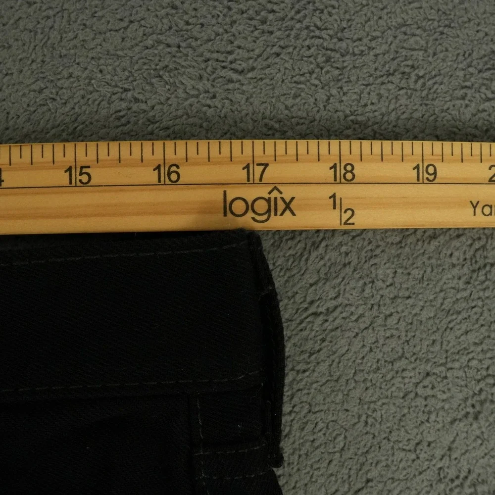 Levi's 550 Relaxed Jeans Mens 33x30 Black Denim Tapered Leg Zip Fly Cotton